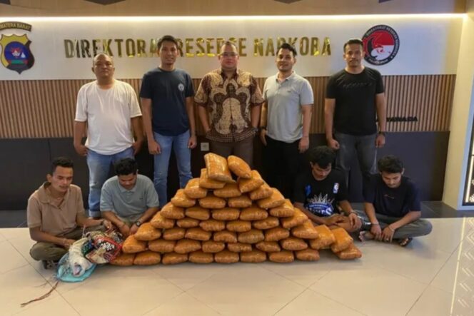 
					Gagalkan Peredaran 47 Kg Ganja, Polda Sumbar Ringkus 4 Pelaku di Dua Lokasi Berbeda