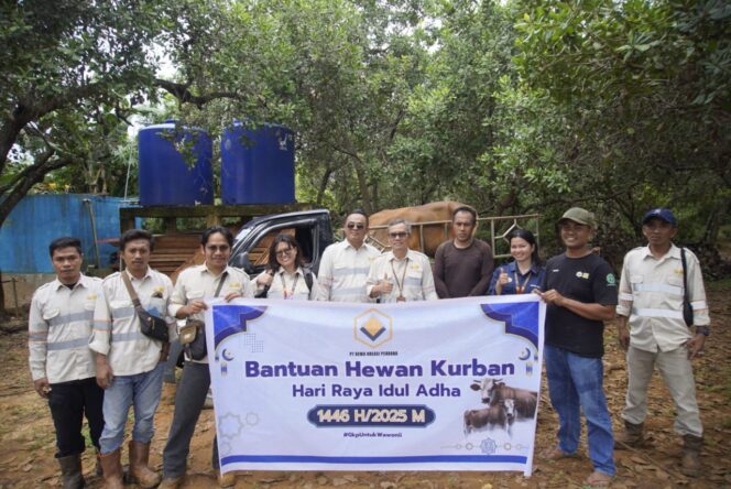 
					PT GKP Salurkan 21 Ekor Sapi Hewan Kurban Untuk Warga Lingkar Tambang 