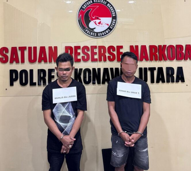 
					Tim Satresnarkoba Polres Konut Ciduk Dua Pria di Villa Mewah Temukan 8,36 Gram Sabu 