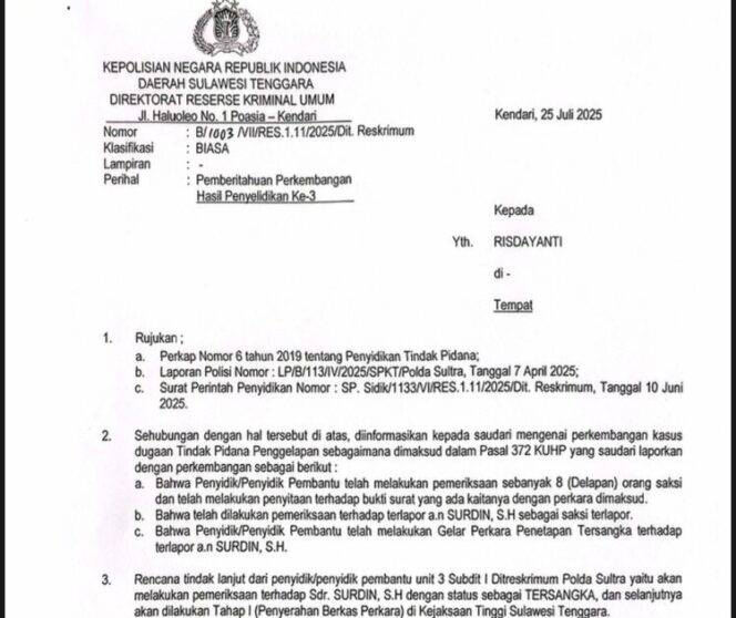 
					Hotel Prodeo Menanti kades Laonti Berkas Perkara Segera Diserahkan Ke Kejati Sultra